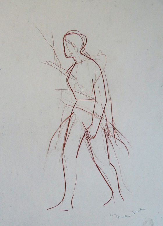 Large Figure Sketch 5, 59x42 cm