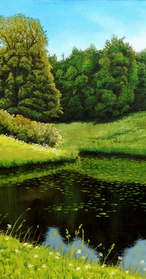 River Bend In The Park by Dietrich Moravec