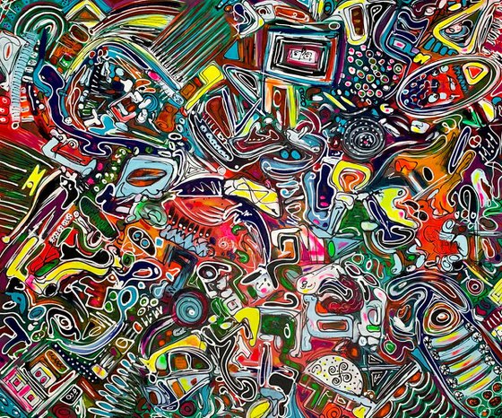 78''x65''(200x165cm), Life in Colors 20