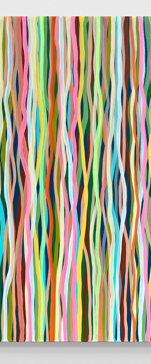 Groove to the Move - 66cm square - acrylic painting on canvas by George Hall