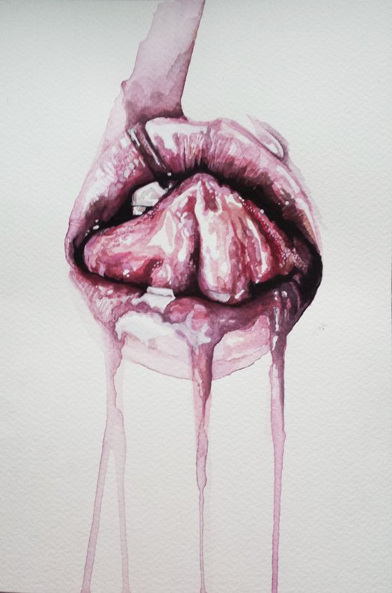 Indecent lips