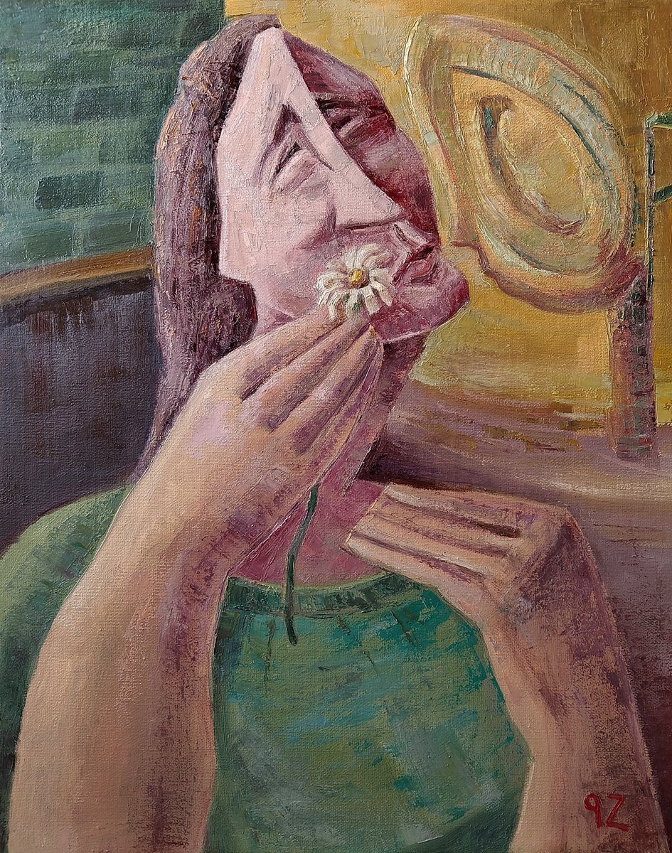 Naive Oil Painting , Breath Of Memory By Gegham Hunanyan, 16 X 20, Artwork For Sale On Artfinder