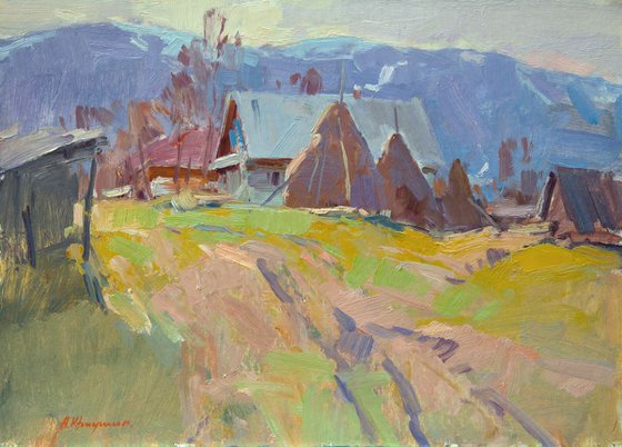 The April sun