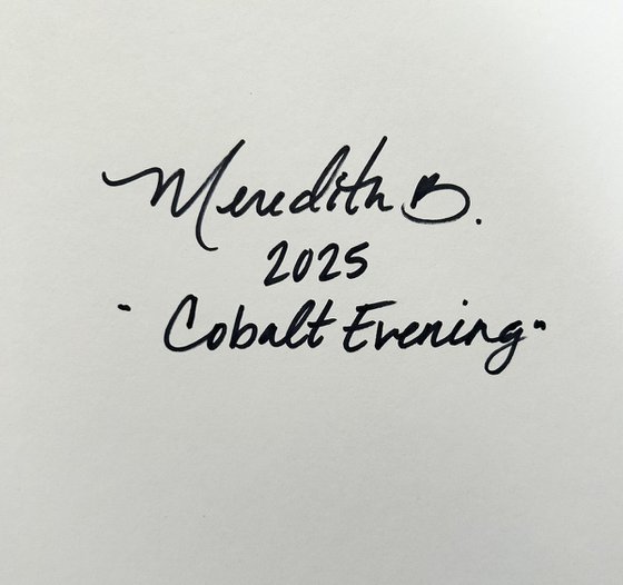 Cobalt Evening