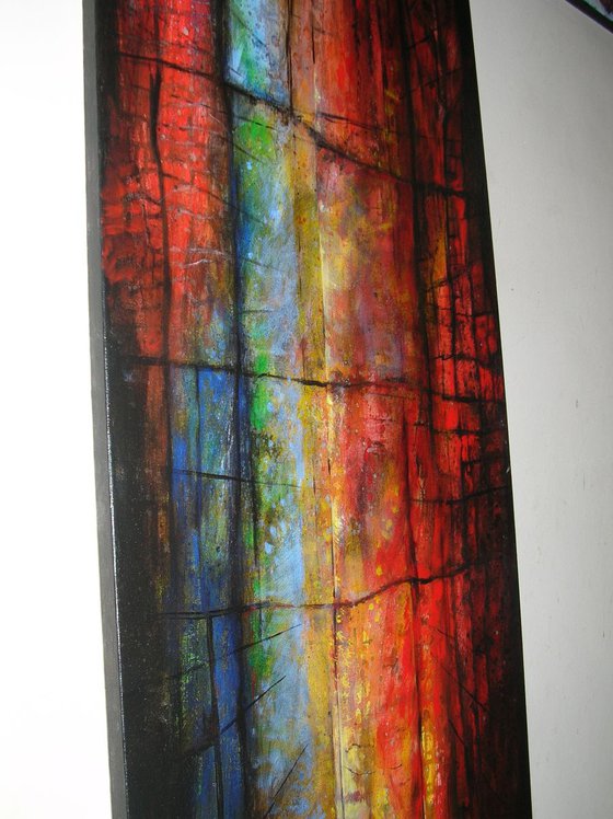 stained glass abstract