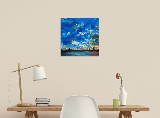 Landscape with a lake