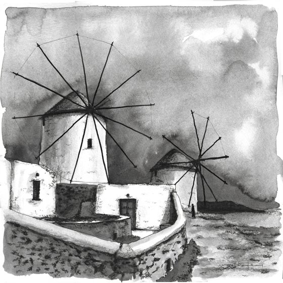 Windmills in Greece