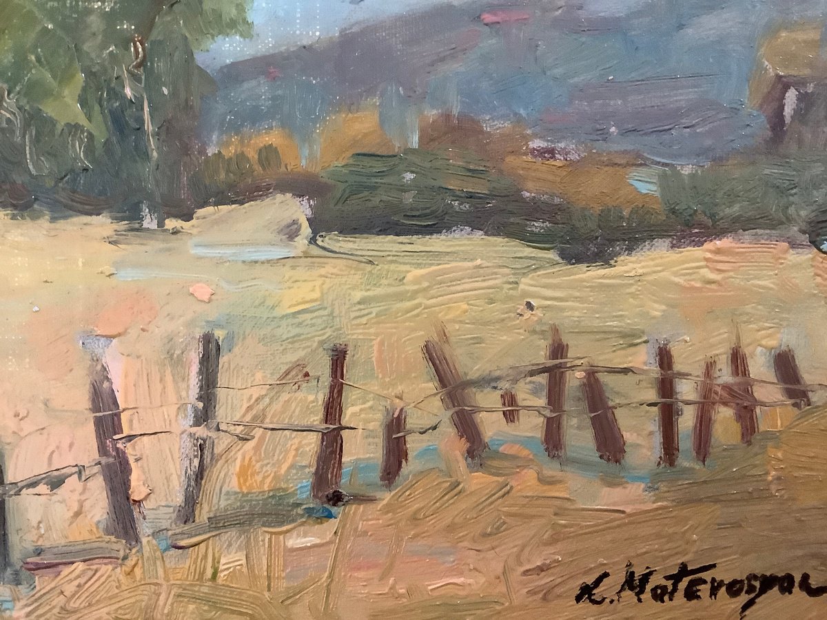 Behind The Fence By Lia Matevosyan Haselton, 11 X 9, Artwork For Sale On Artfinder