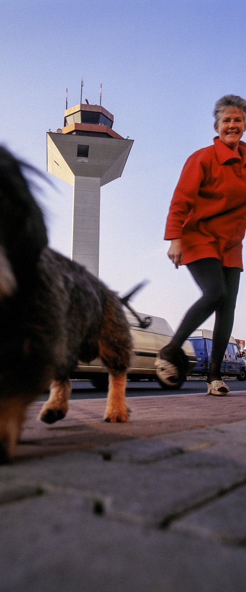 DOG PERSPECTIVE - CONTROL TOWER FRANKFURT by Robbert Frank Hagens