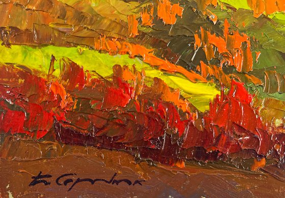 Flame of Leaves in the Autumn Wind