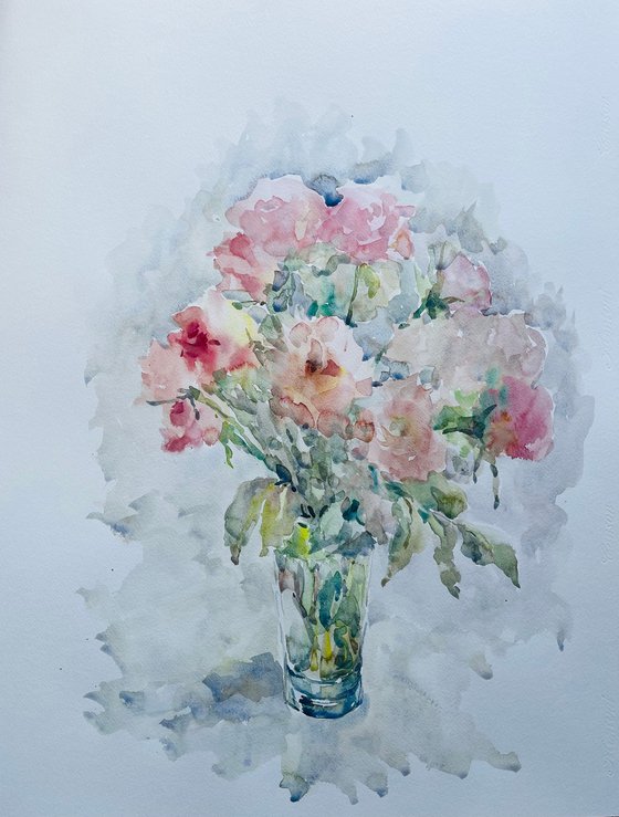 Roses 19,7x25,6 in