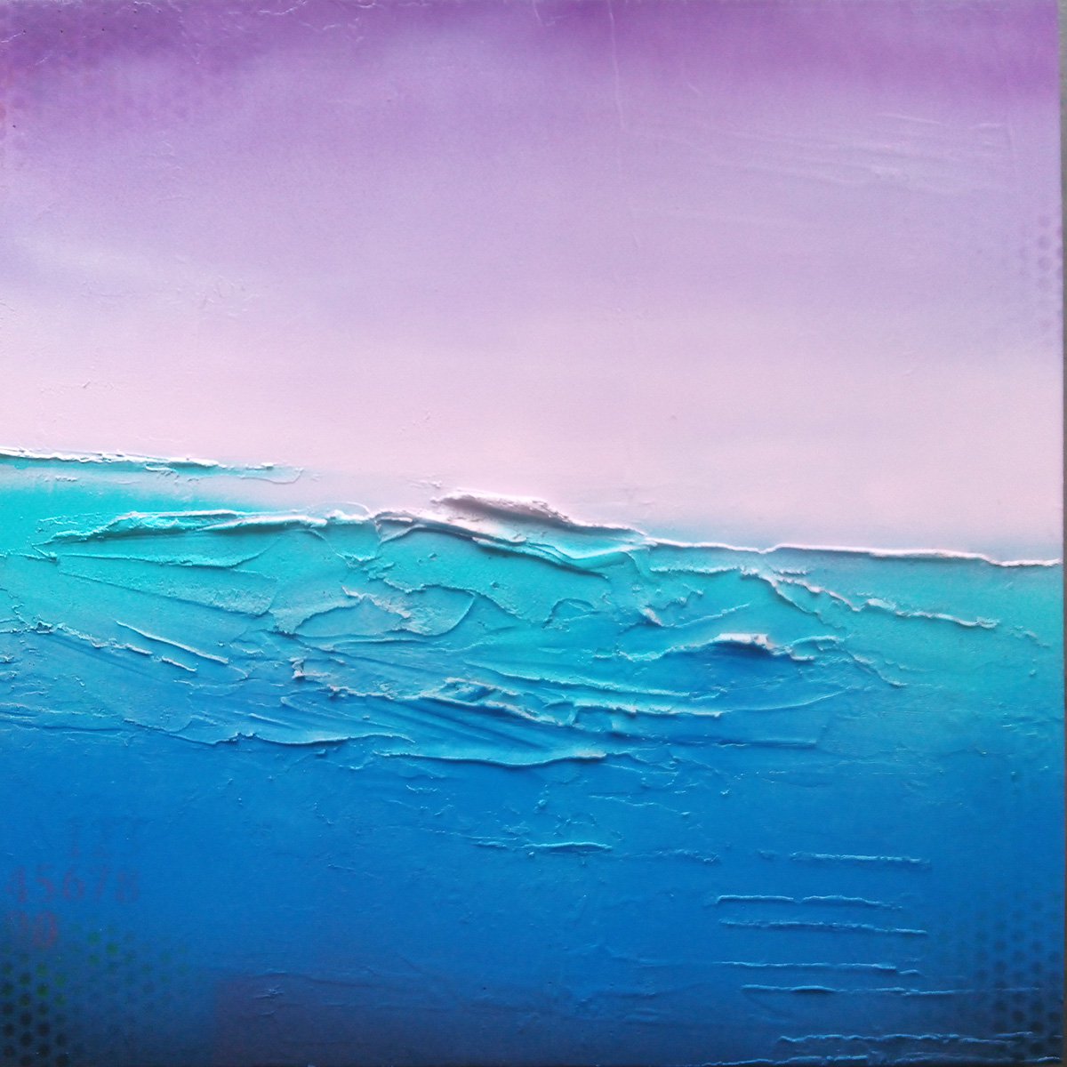 Organic Landscape Painting By Christopher Scardino, 30 X 30, Scape I - Serenity, Original Artwork