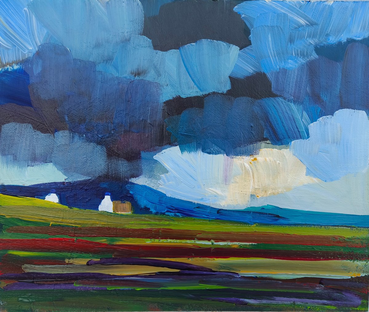  Landscape In Ireland By Mahonart75, 12 X 10, Artwork For Sale On Artfinder