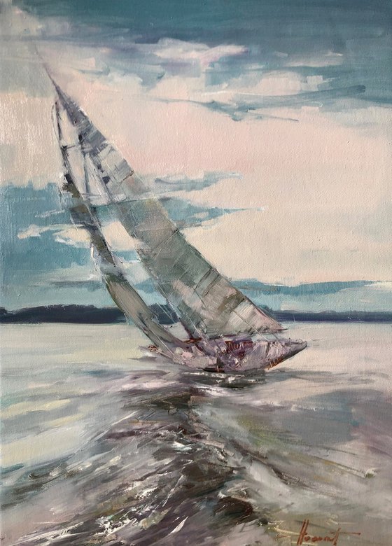Under sail