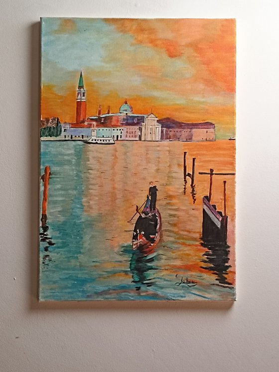 Sunset on Venice