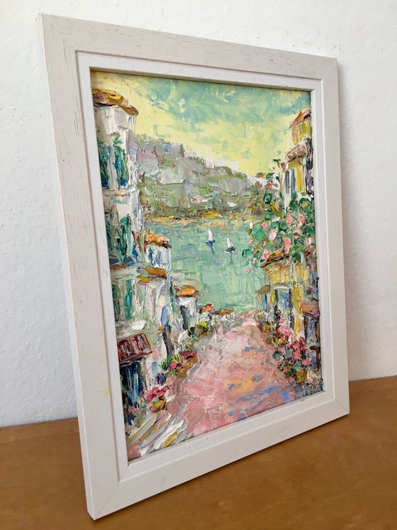 Italian village on the lake