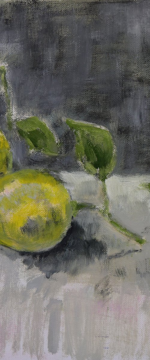 Sketch of three lemons by Elena Zapassky