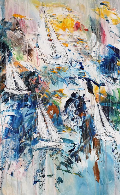 Stormy Sailing D 3 by Peter Nottrott