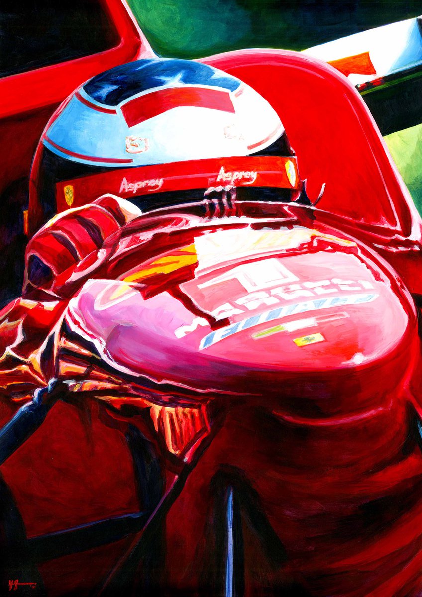 Michael Schumacher - 1996 Italian Gp Winner By Alex Stutchbury, 18 X 25, Artwork For Sale On Artfinder