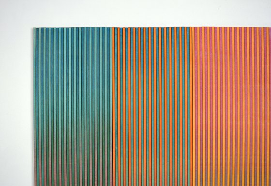 Seven Panel Stripe Colour Study