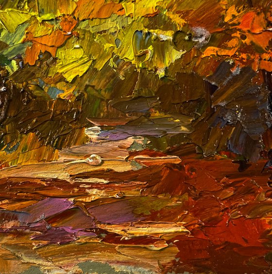 Golden Autumn Forest