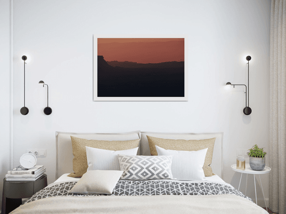 Sunrise over Ramon crater #8 | Limited Edition Fine Art Print 1 of 10 | 75 x 50 cm