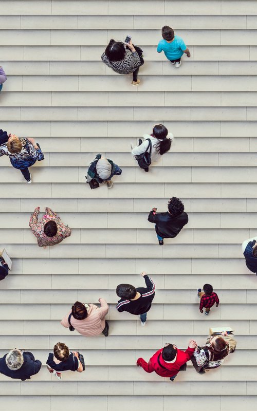 The World From Above - White Bricks (1/10) by Werner Roelandt