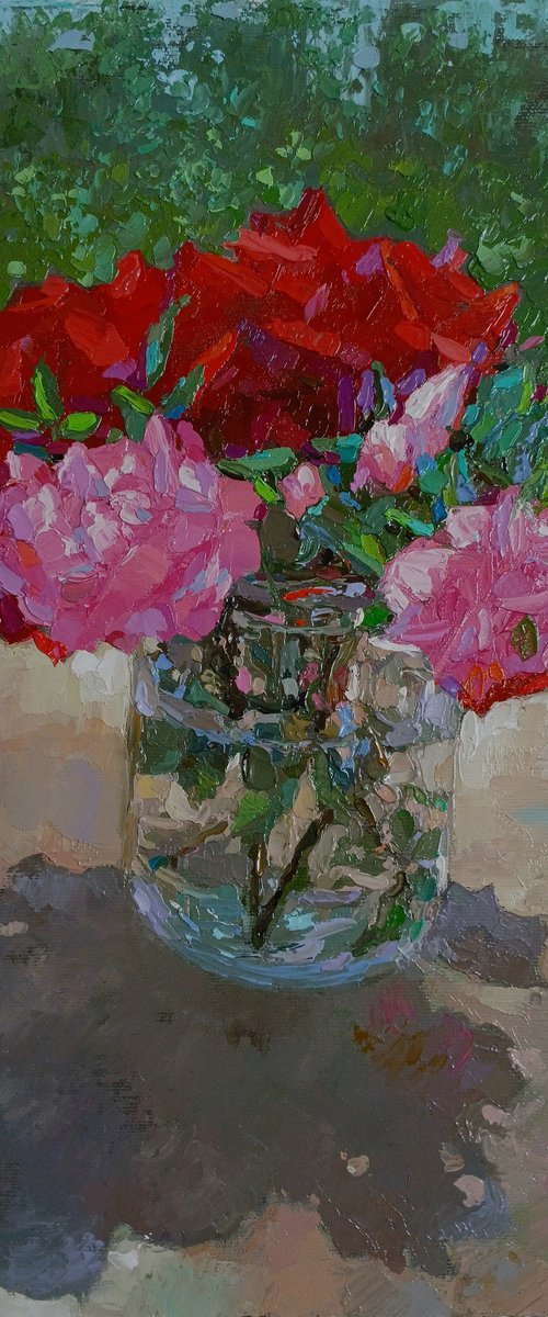 Roses in Sunlight by Kamsar Ohanyan