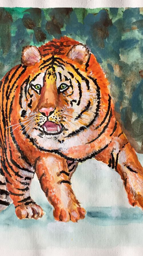 Siberian tiger by Lena Smirnova