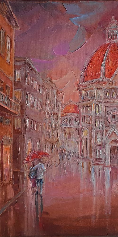 Evening Florence by Mary Voloshyna