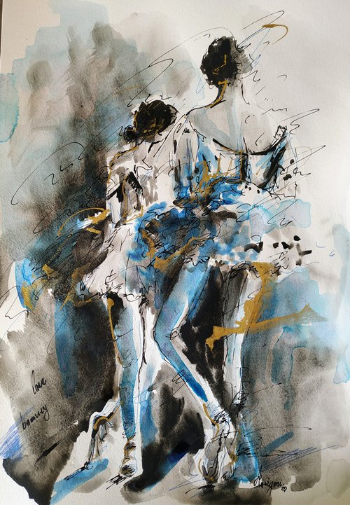 Ballet Scene by Antigoni Tziora