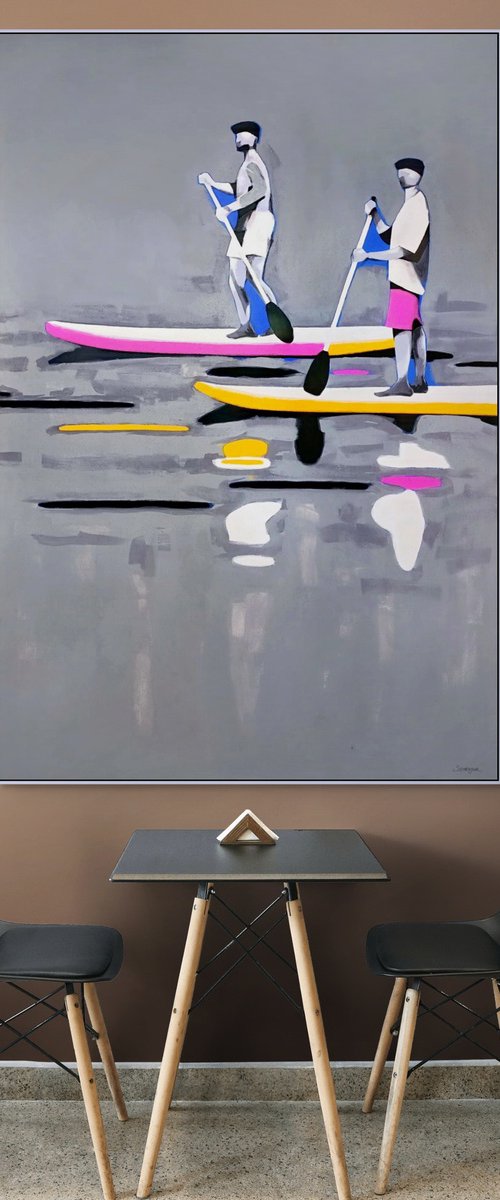 Calm and Colored Reflections by Evgen Semenyuk