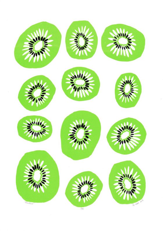 Kiwifruit - Unframed - FREE Worldwide Delivery