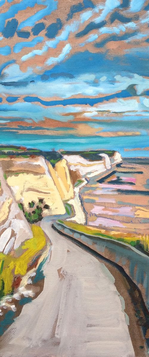 Roedean Cliffs by Guy  Pickford