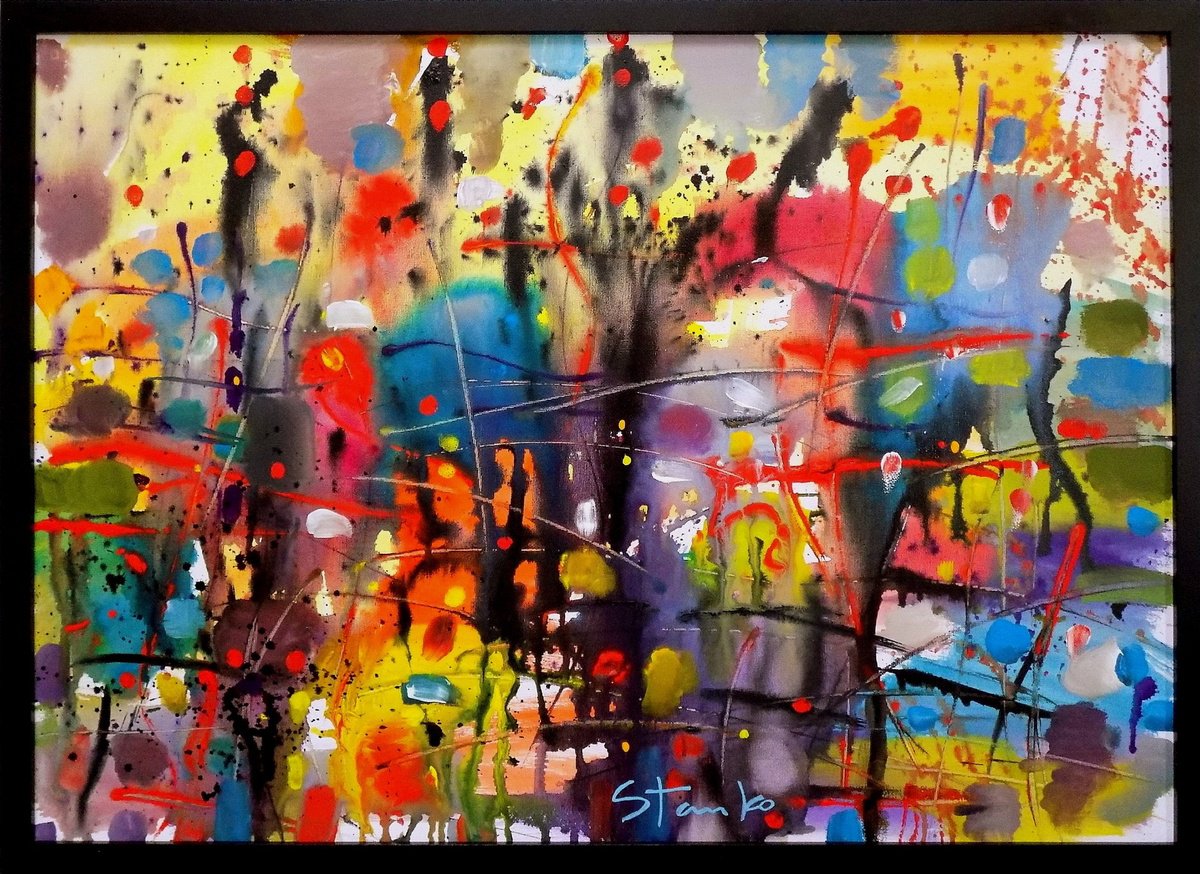  Just Rainy-Xcii By Stanislav Bojankov, 30 X 22, Artwork For Sale On Artfinder