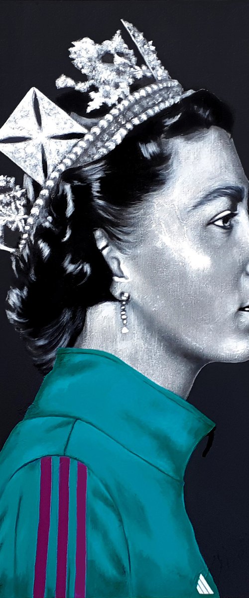 Queen Elizabeth II by Burcu Akarcay