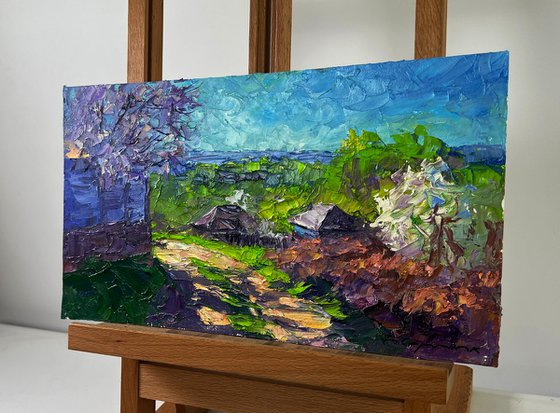 Village in the Spring Silence