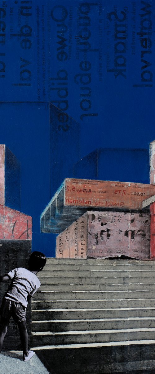 THE BLUE BUILDINGS by db Waterman