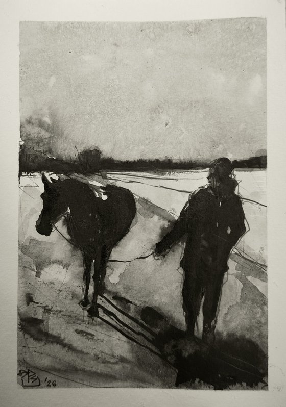 A walk (17x24)