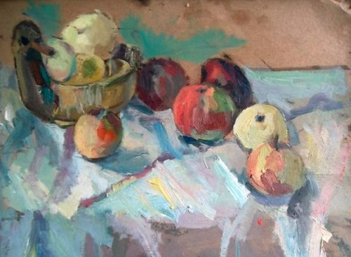 Still life. "Apples" by Oleksa Chornyi
