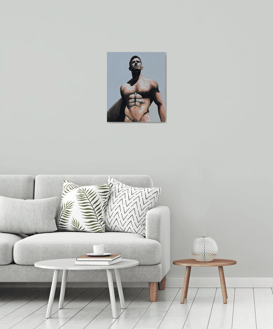 “Toward the Light” - Male figure