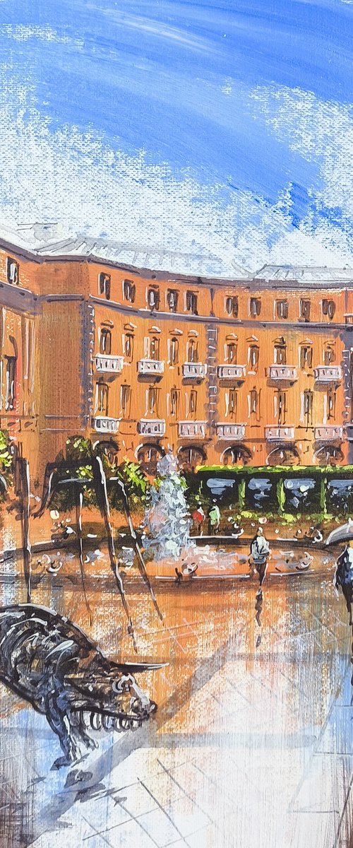 Fountain of Golden Tulip by Aram Movsisyan