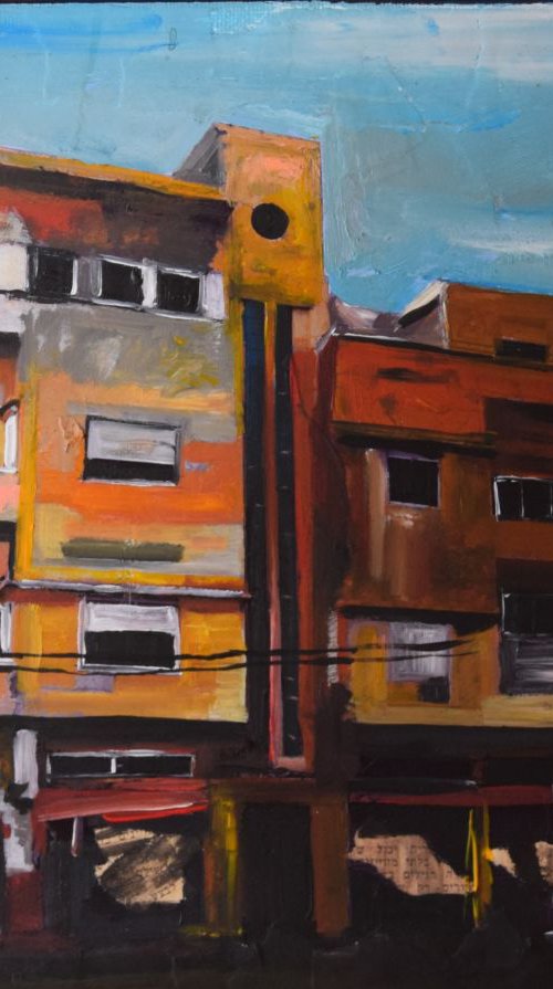 Tel Aviv, Yellow Building by Andrew  Reid Wildman