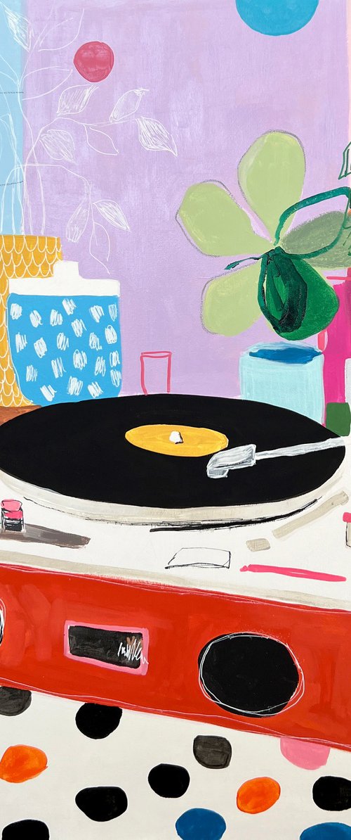 Retro Record Player by Sasha Robinson