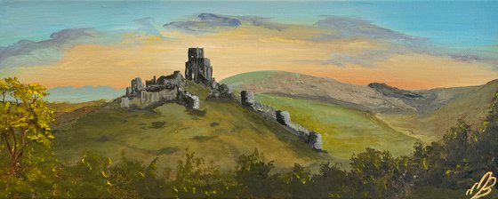 Corfe Castle in Dorset