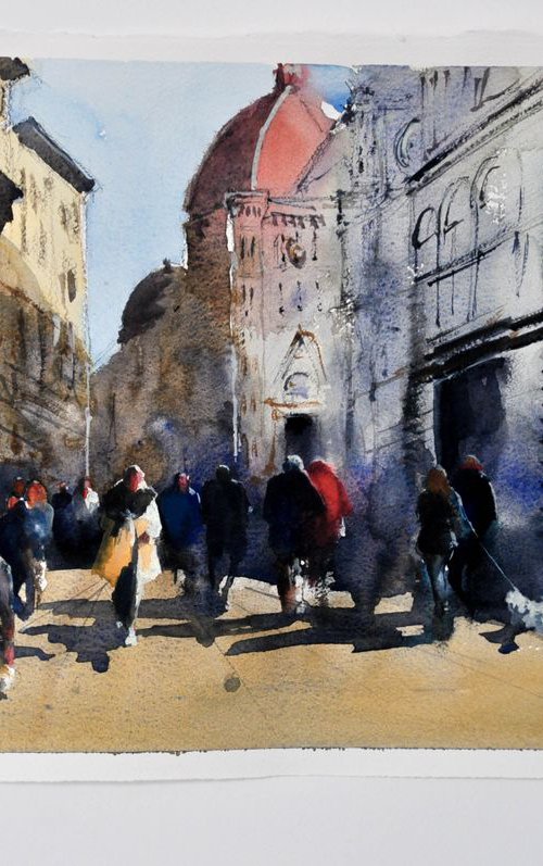 Florence around the cathedral by Flavio Furlan