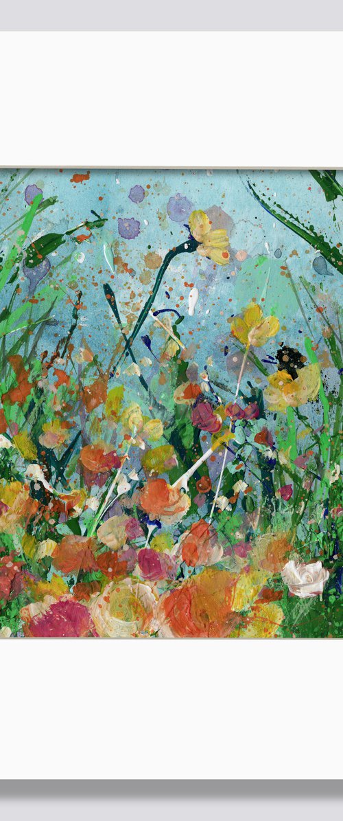 Meadow Beauty 6 - Floral Painting by Kathy Morton Stanion by Kathy Morton Stanion