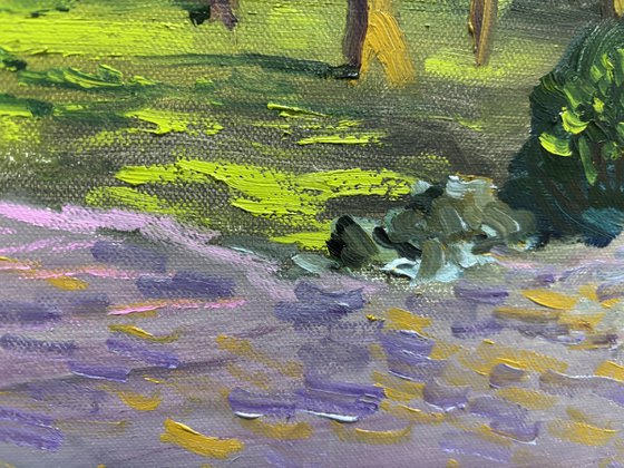 Spring Sakura Alley Plein Air