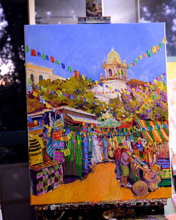 Mexican Market in Los Angeles, Olvera Street