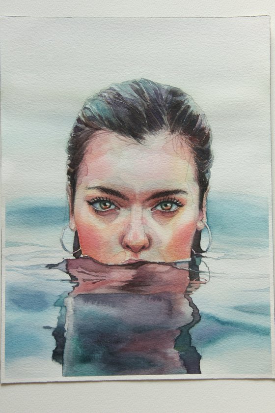 Girl in the water